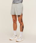 Running Elite 5" Short - Stone Grey