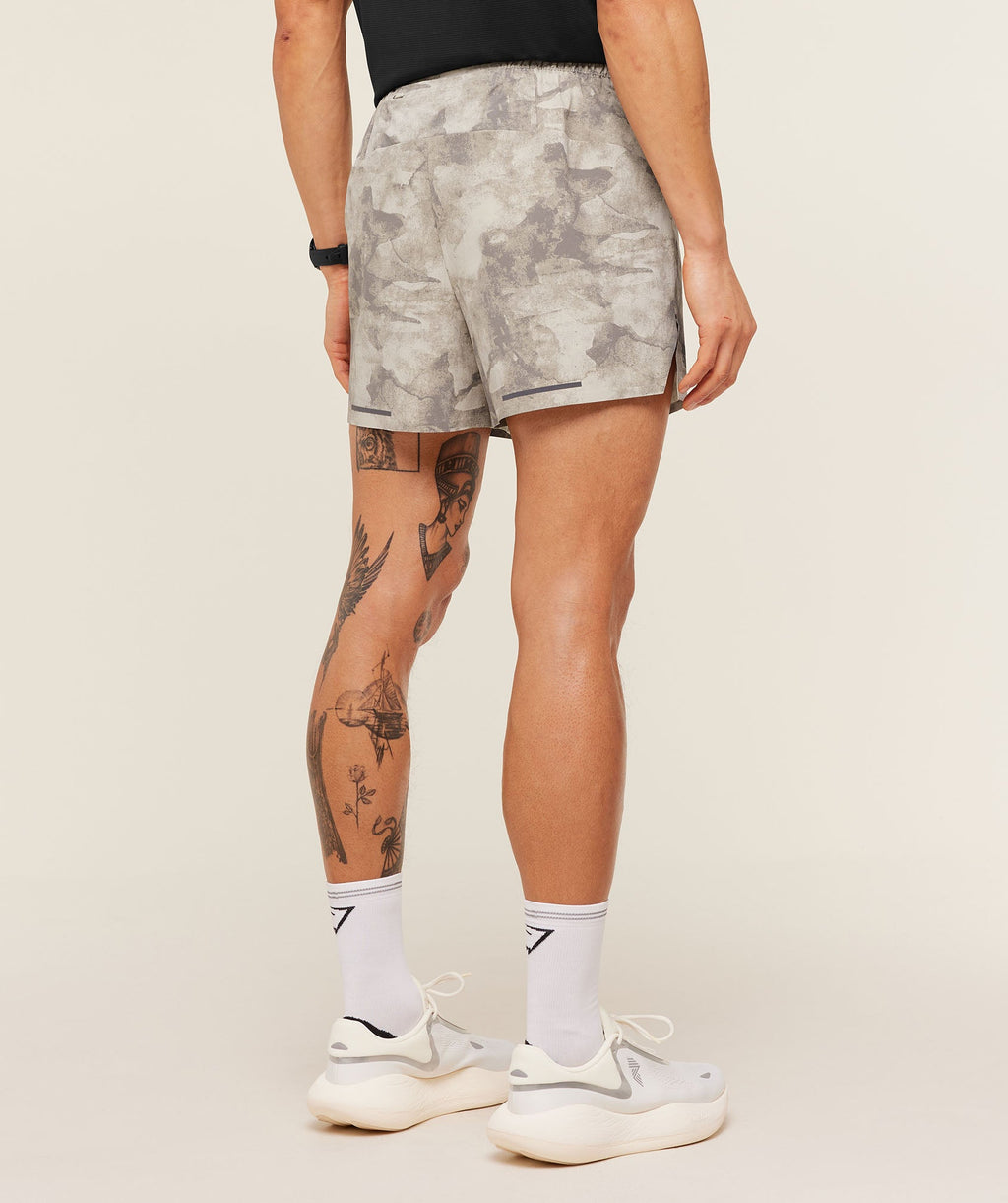 Running Elite 5" Short - Pebble Grey