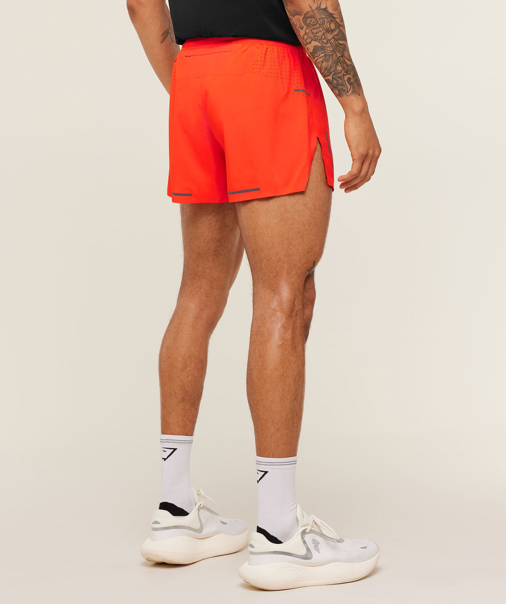 Running Elite Race 5" Short - Electric Orange