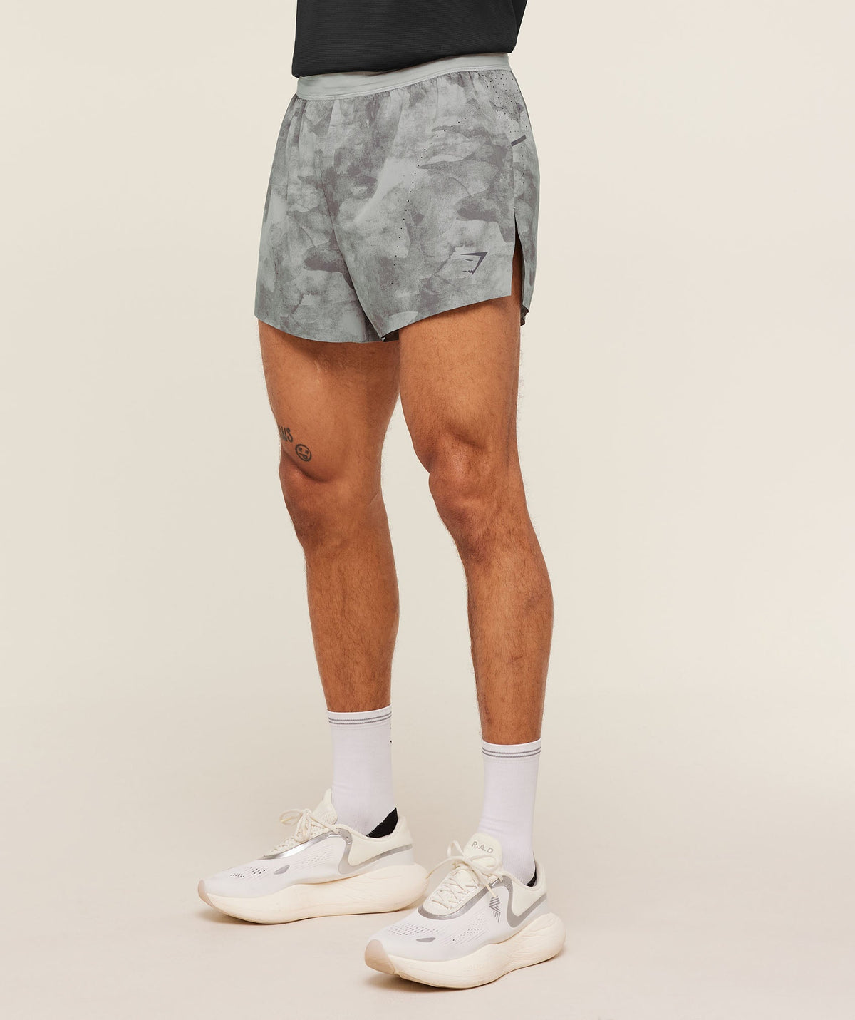 Running Elite Race 5" Short - Smokey Grey