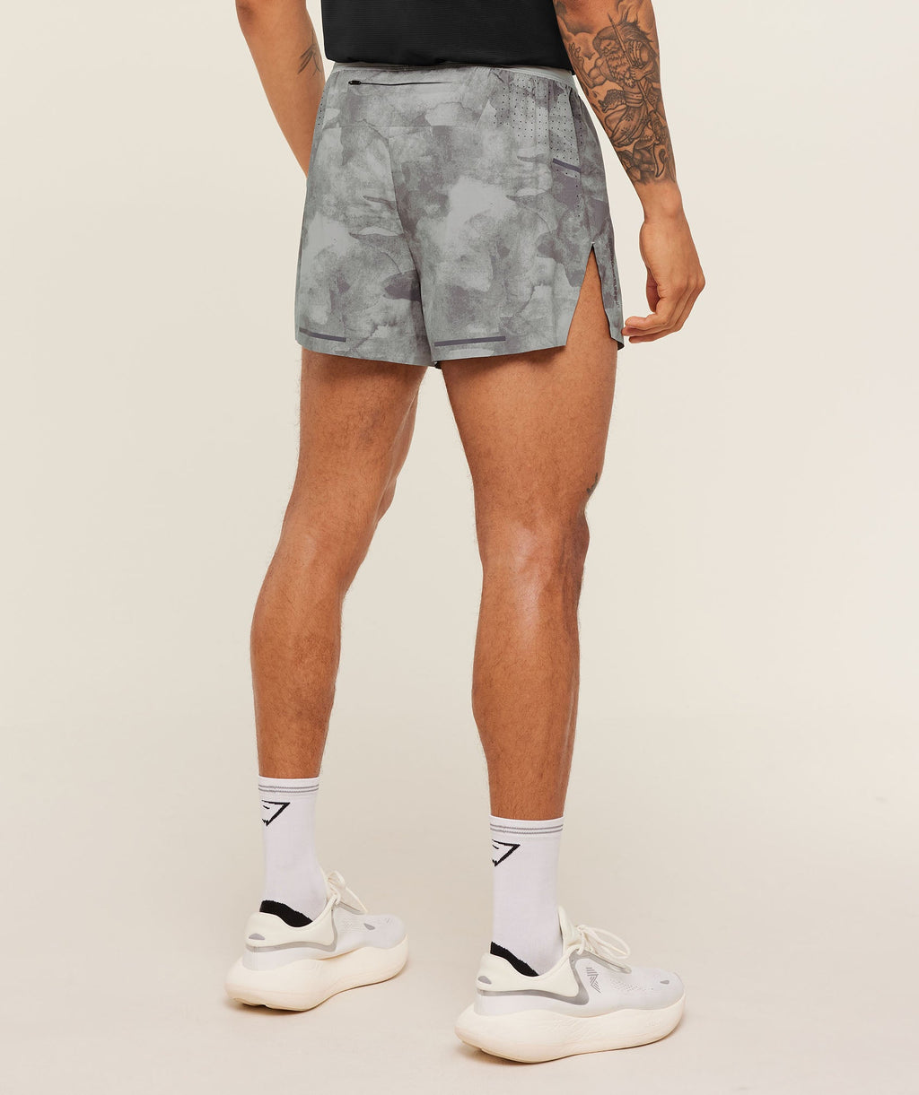 Running Elite Race 5" Short - Smokey Grey