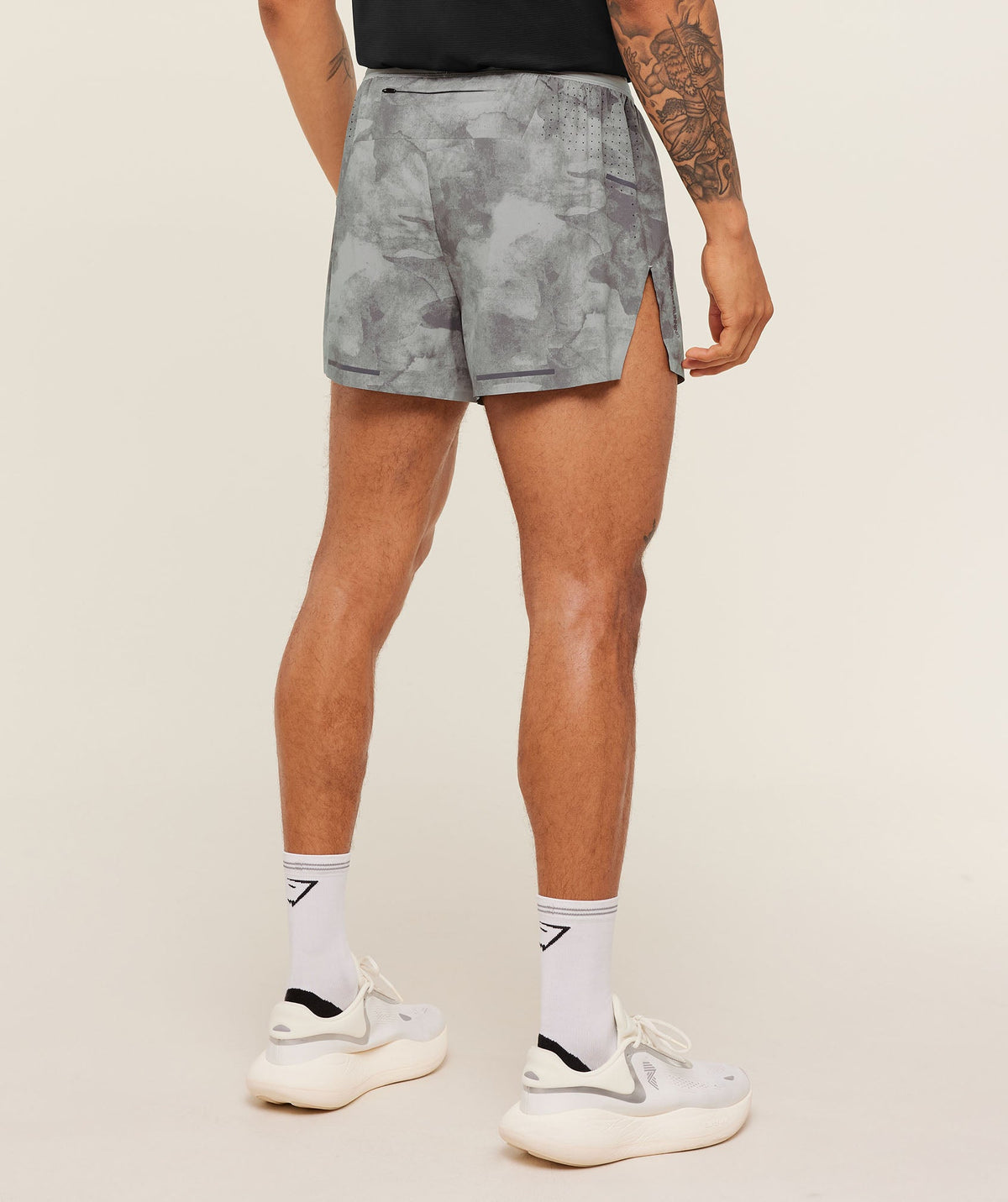 Running Elite Race 5" Short - Smokey Grey