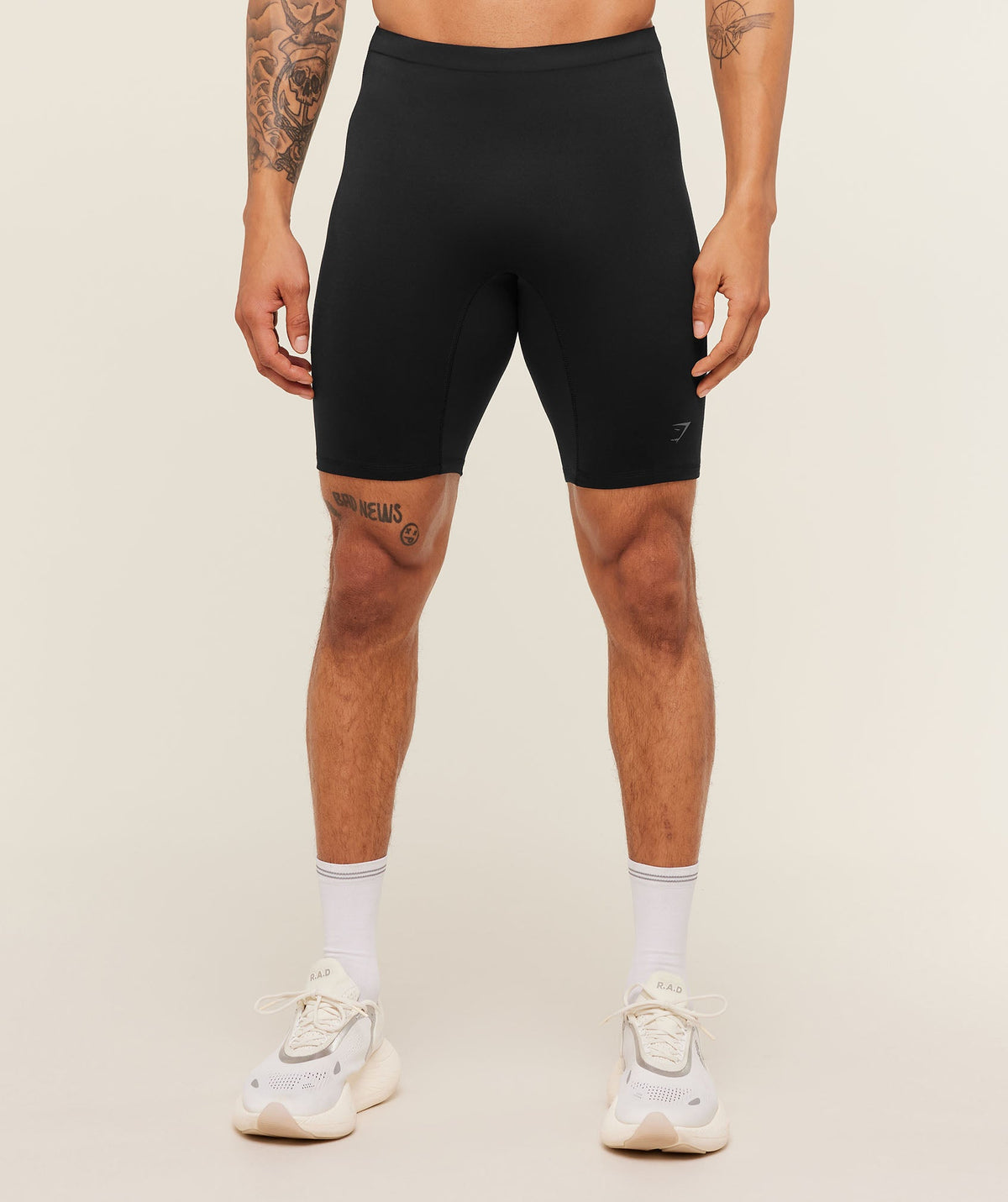 Running Elite Race Half Tight - Black