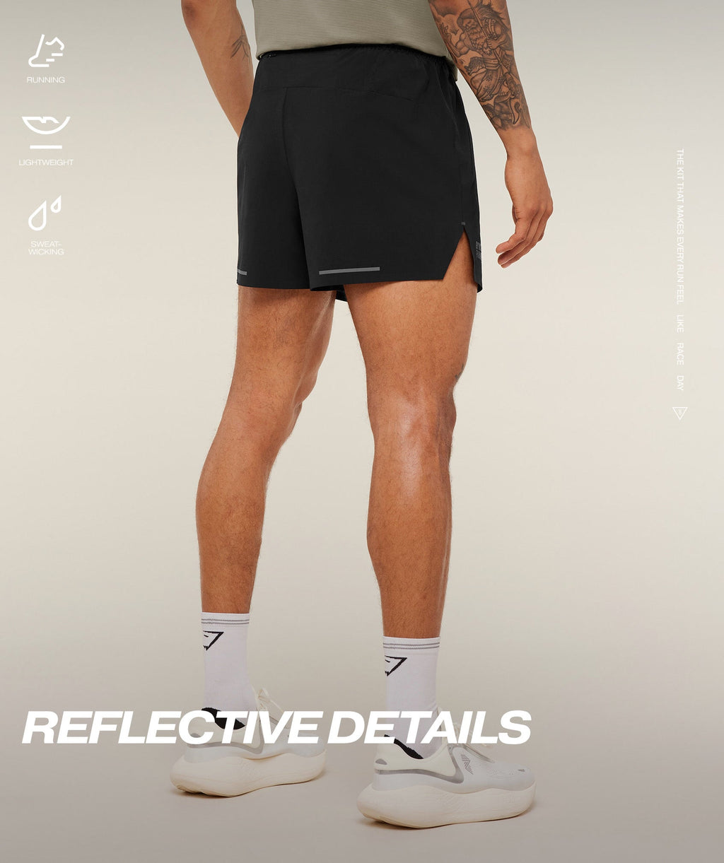 Running Elite 5" Short - Black