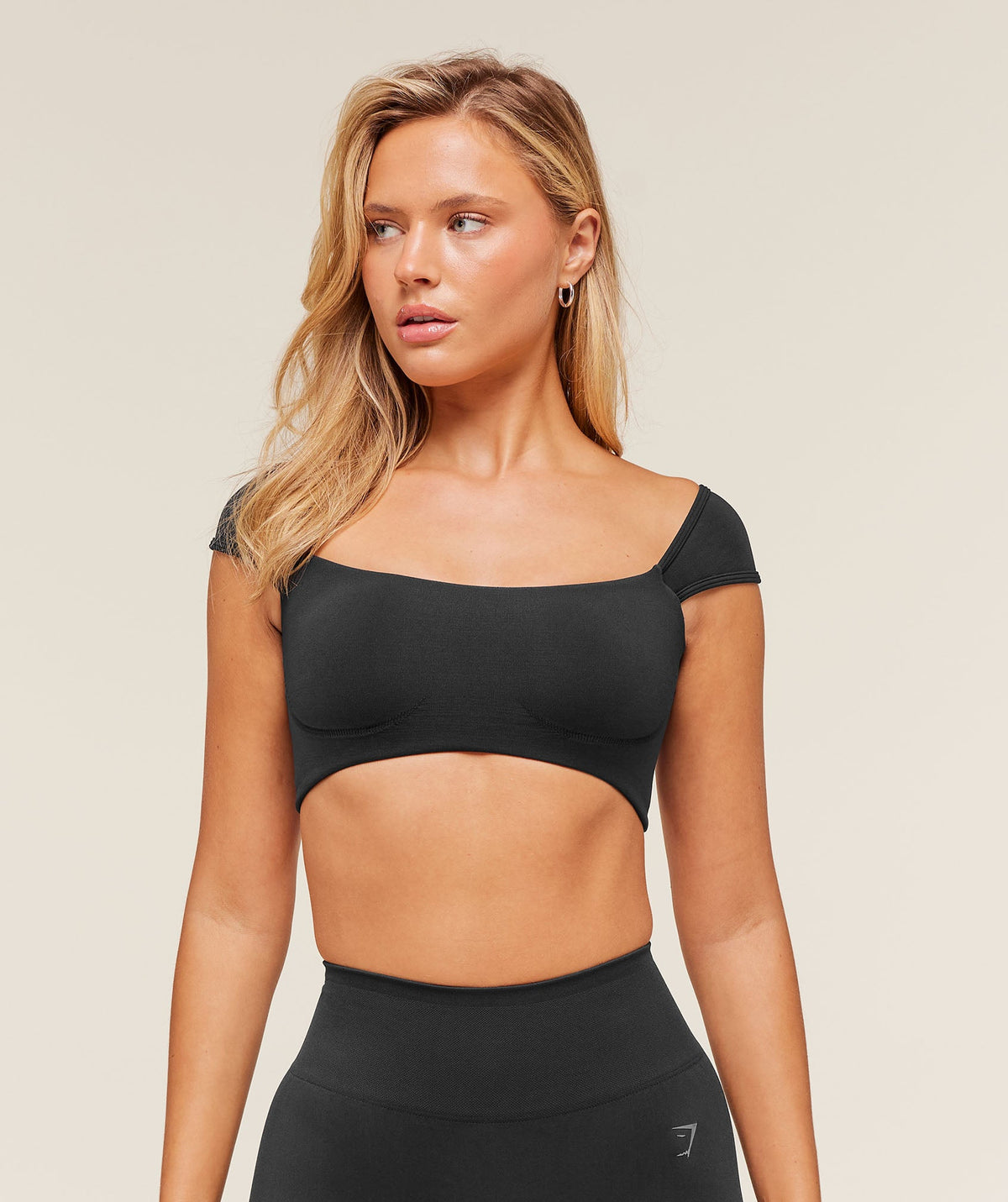 Soft Sculpt Cap Sleeve Bralette - Black