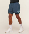 Sport 5" 2 in 1 Shorts - Stealth Blue/Storm Blue