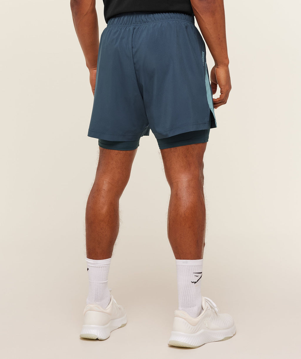 Sport 5" 2 in 1 Shorts - Stealth Blue/Storm Blue