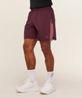 Sport 7" Shorts - Impact Burgundy/Reset Pink