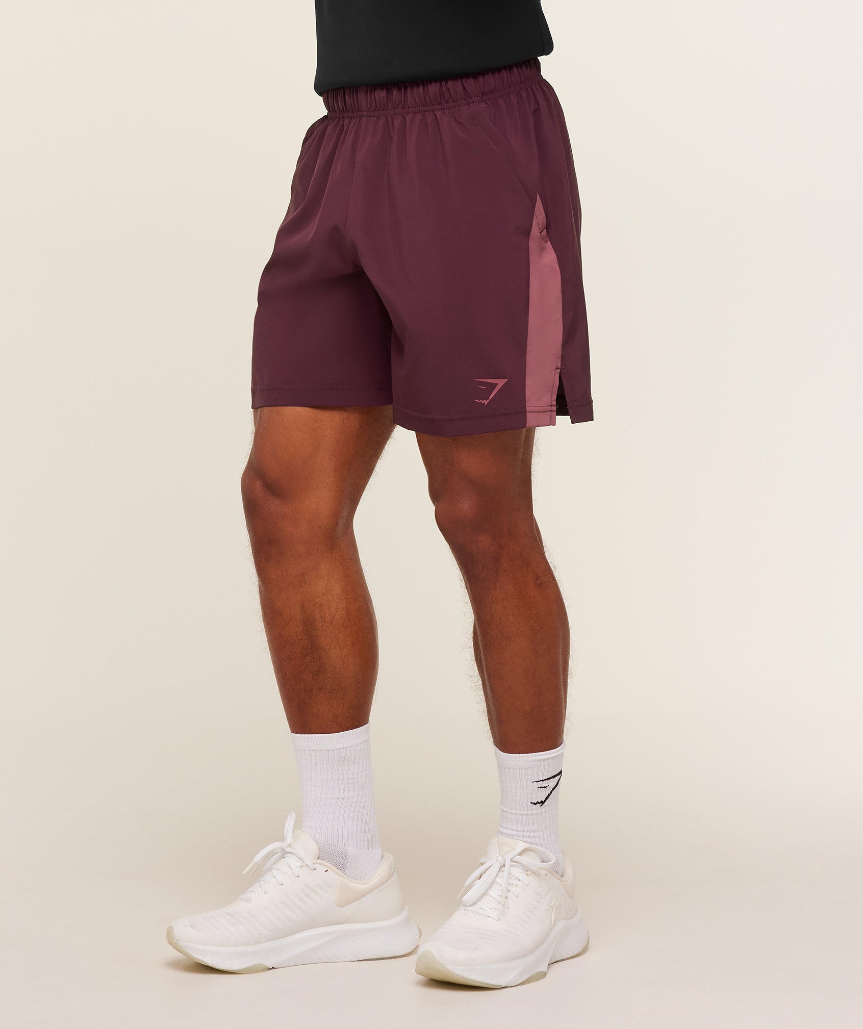 Sport 7" Shorts - Impact Burgundy/Reset Pink