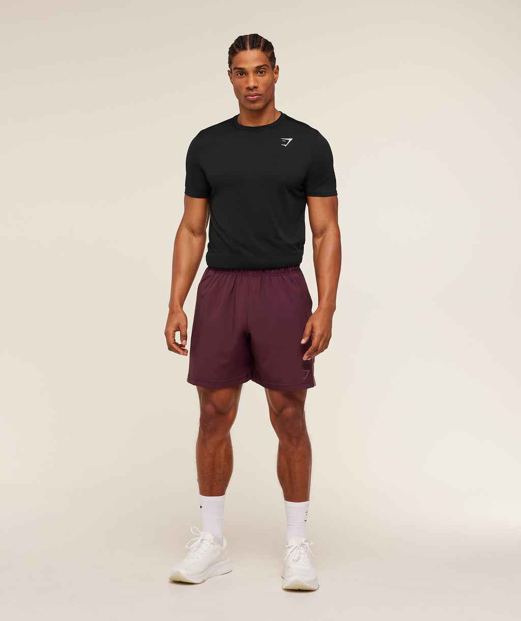 Sport 7" Shorts - Impact Burgundy/Reset Pink