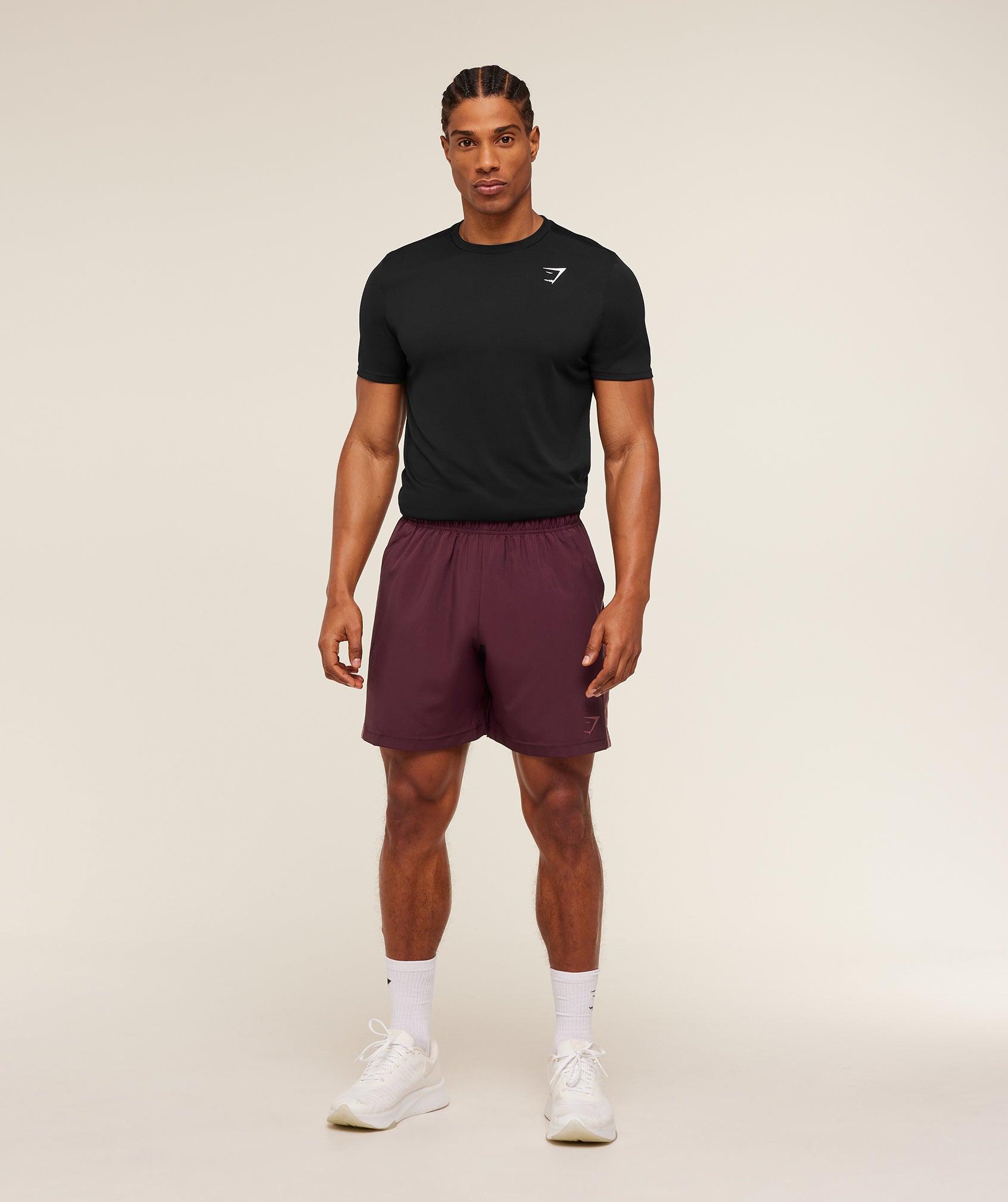 Sport 7" Shorts - Impact Burgundy/Reset Pink