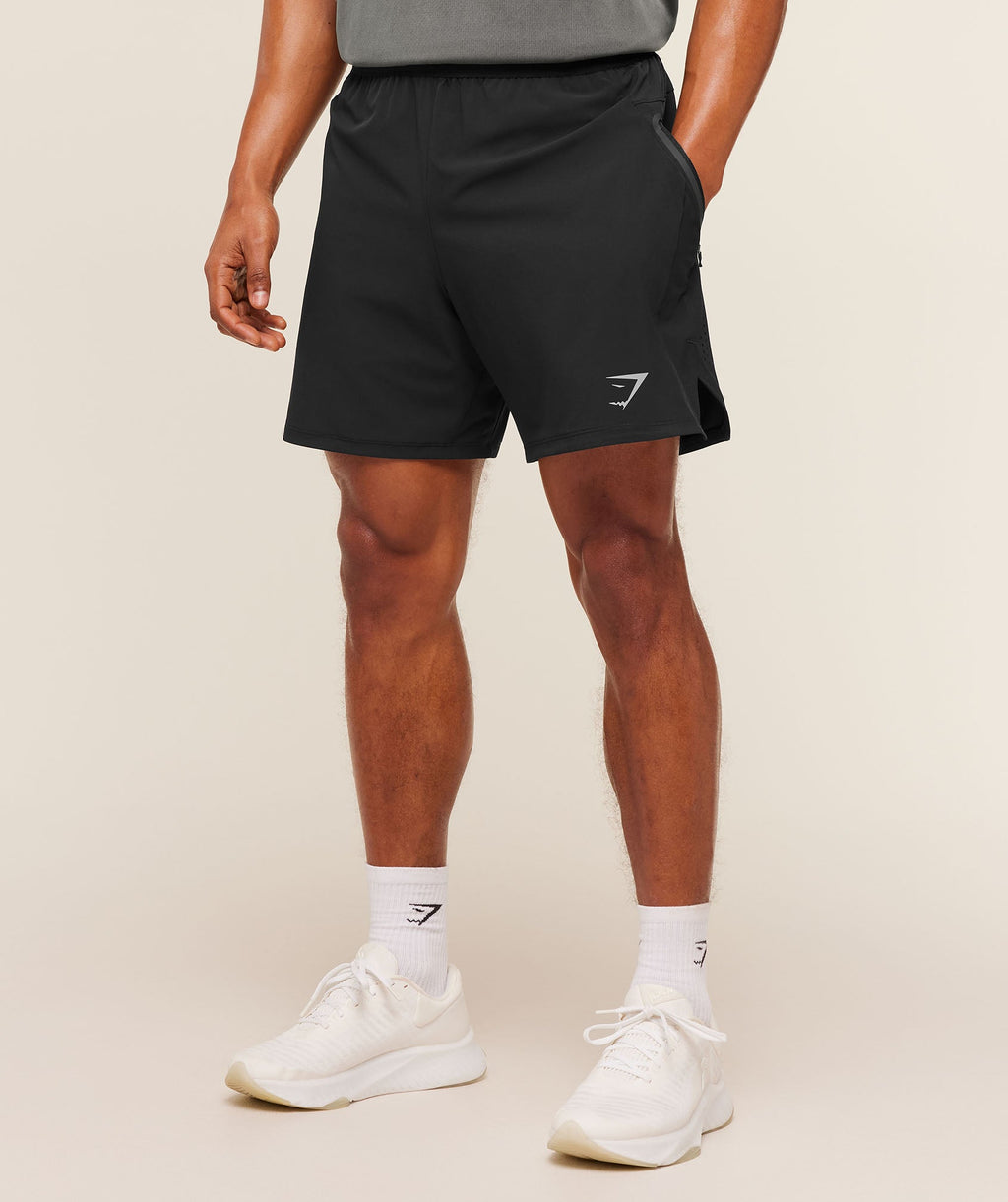 Sport Hybrid 6" Shorts - Black