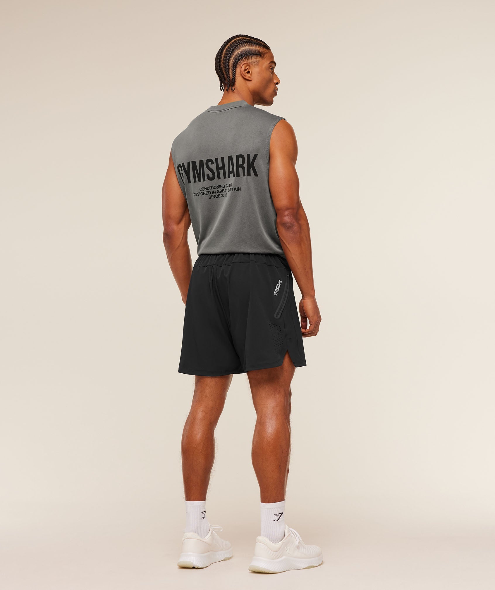 Sport Hybrid 6" Shorts - Black