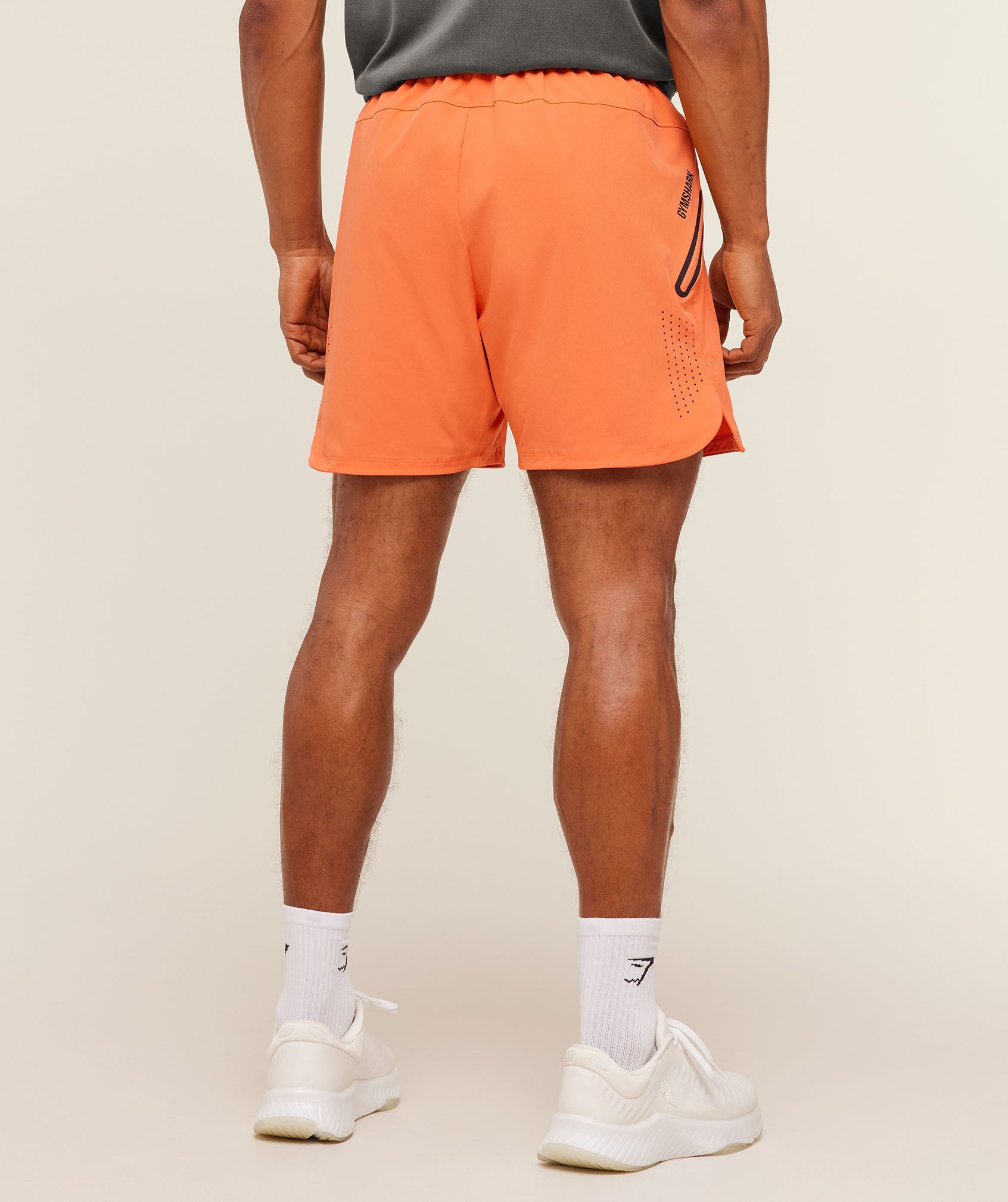 Sport Hybrid 6" Shorts - Dayglow Peach