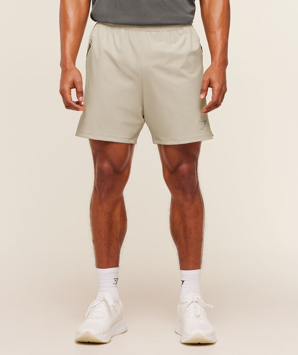 Sport Hybrid 6" Shorts - Pebble Grey