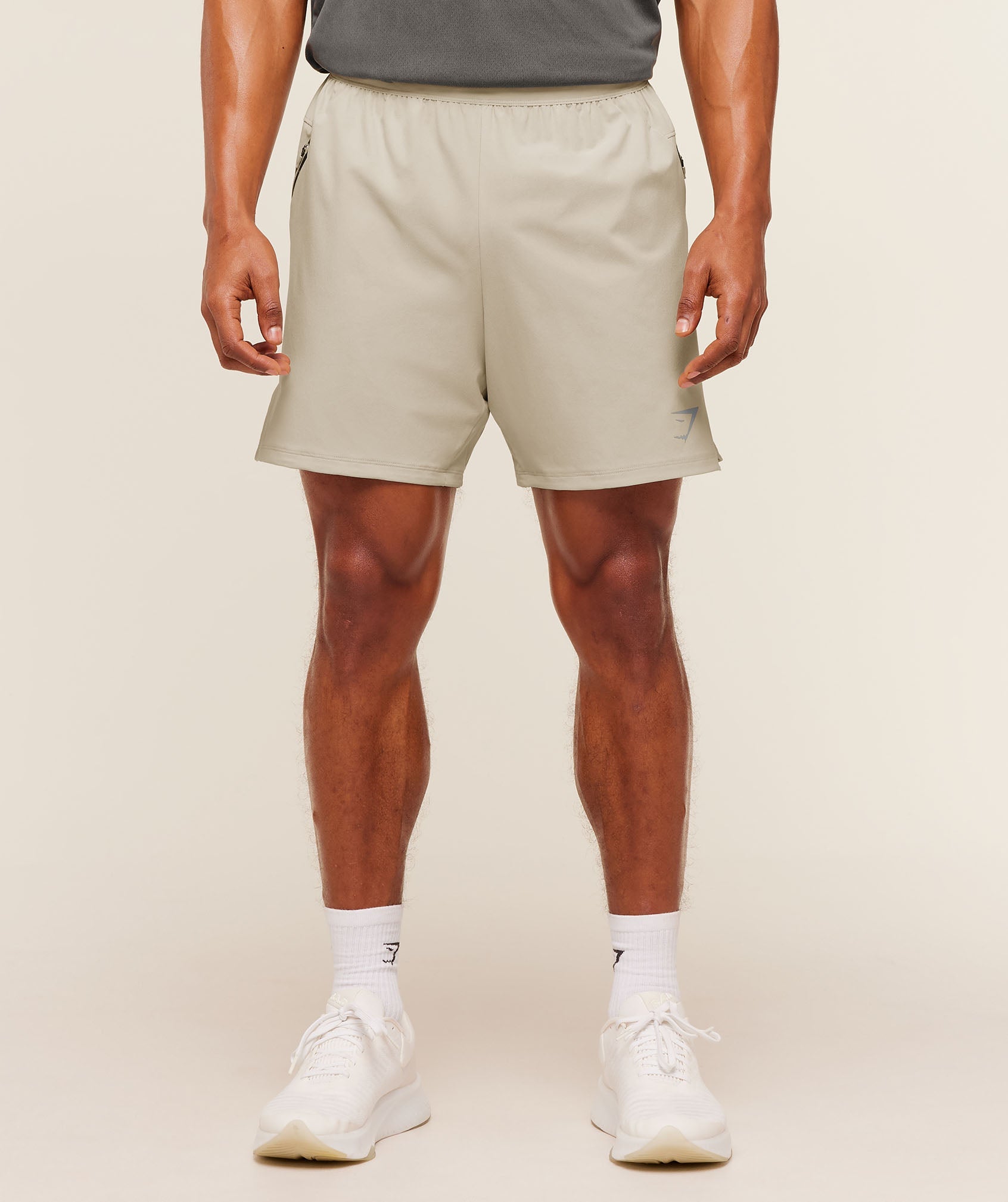 Sport Hybrid 6" Shorts - Pebble Grey