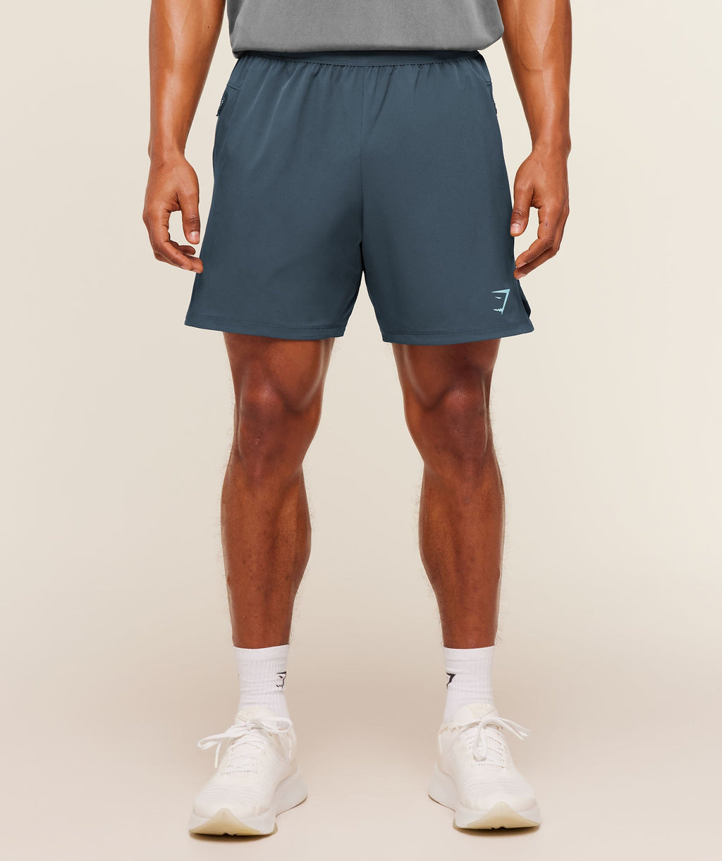Sport Hybrid 6" Shorts - Stealth Blue