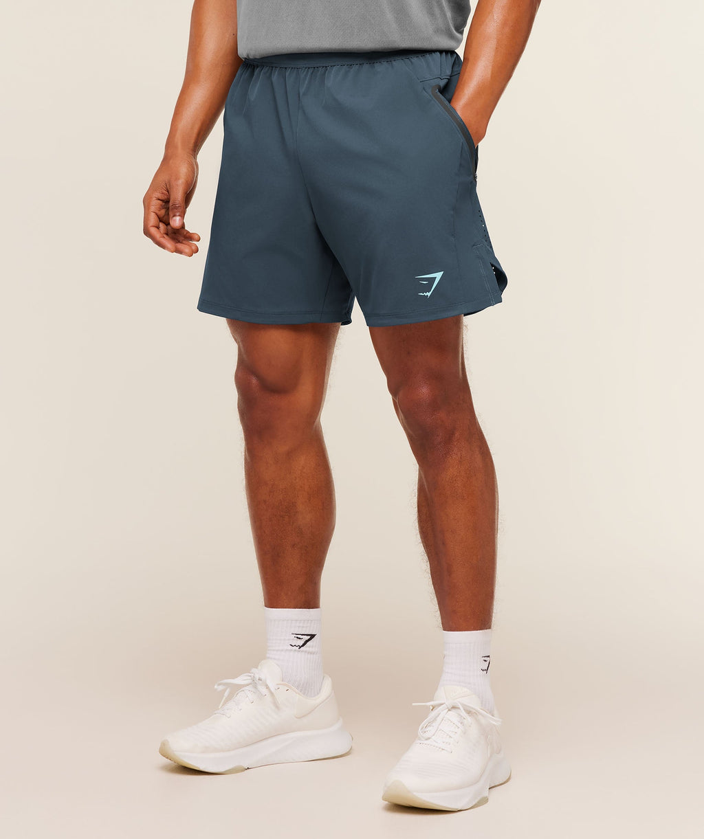 Sport Hybrid 6" Shorts - Stealth Blue