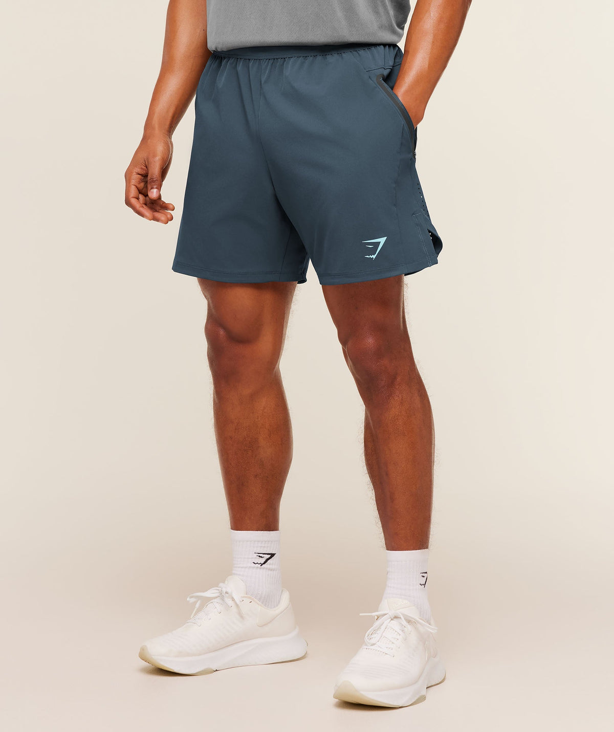 Sport Hybrid 6" Shorts - Stealth Blue