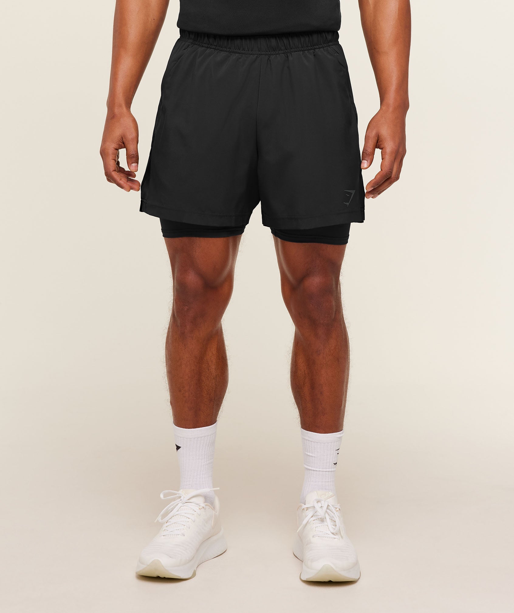 Sport 5" 2 in 1 Shorts - Black