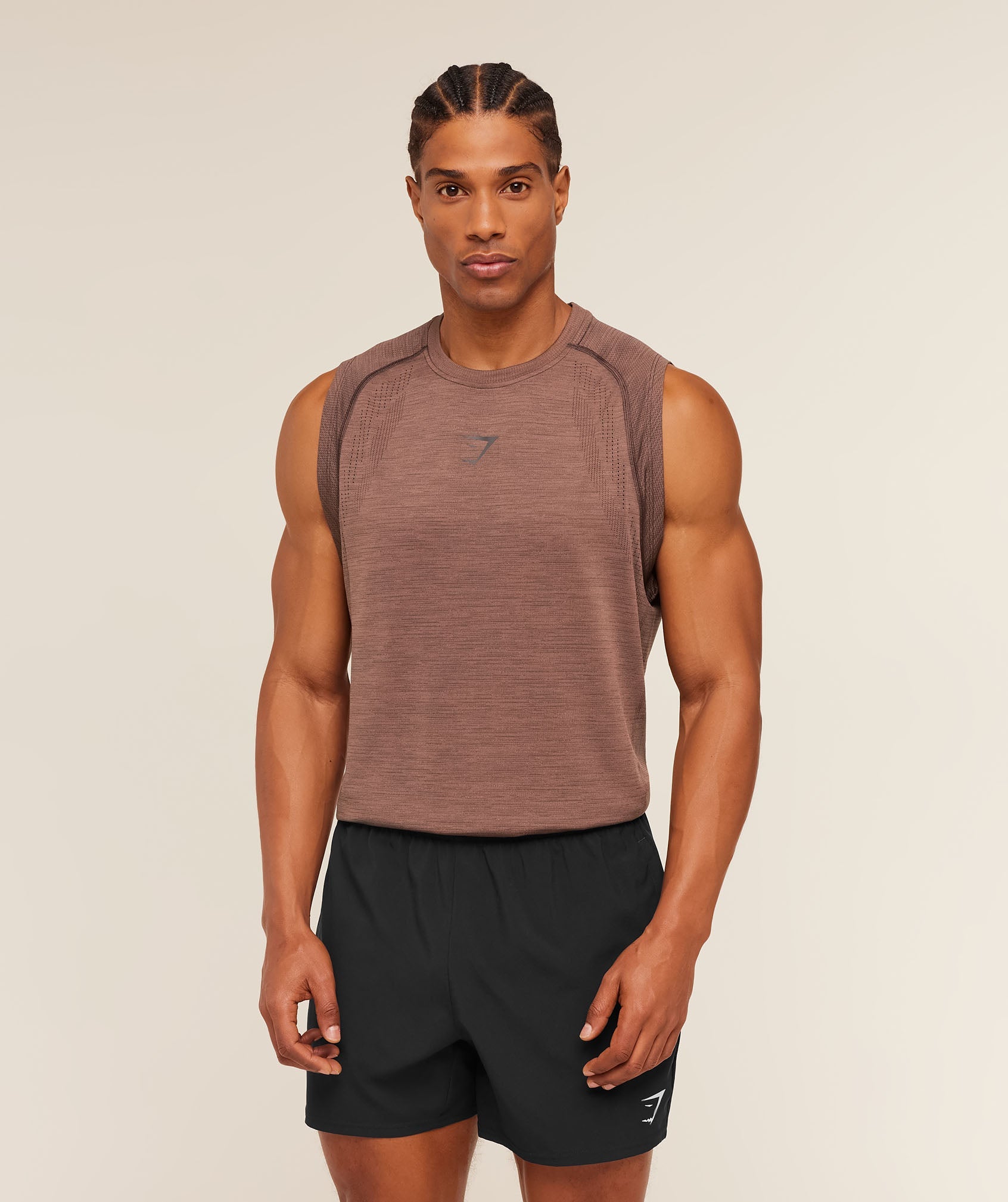 Versatile Seamless Tank - Taupe Brown/Cool Brown ;)