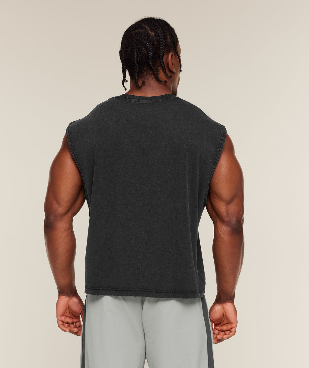 Gymshark Vintage Legacy Tank Negro