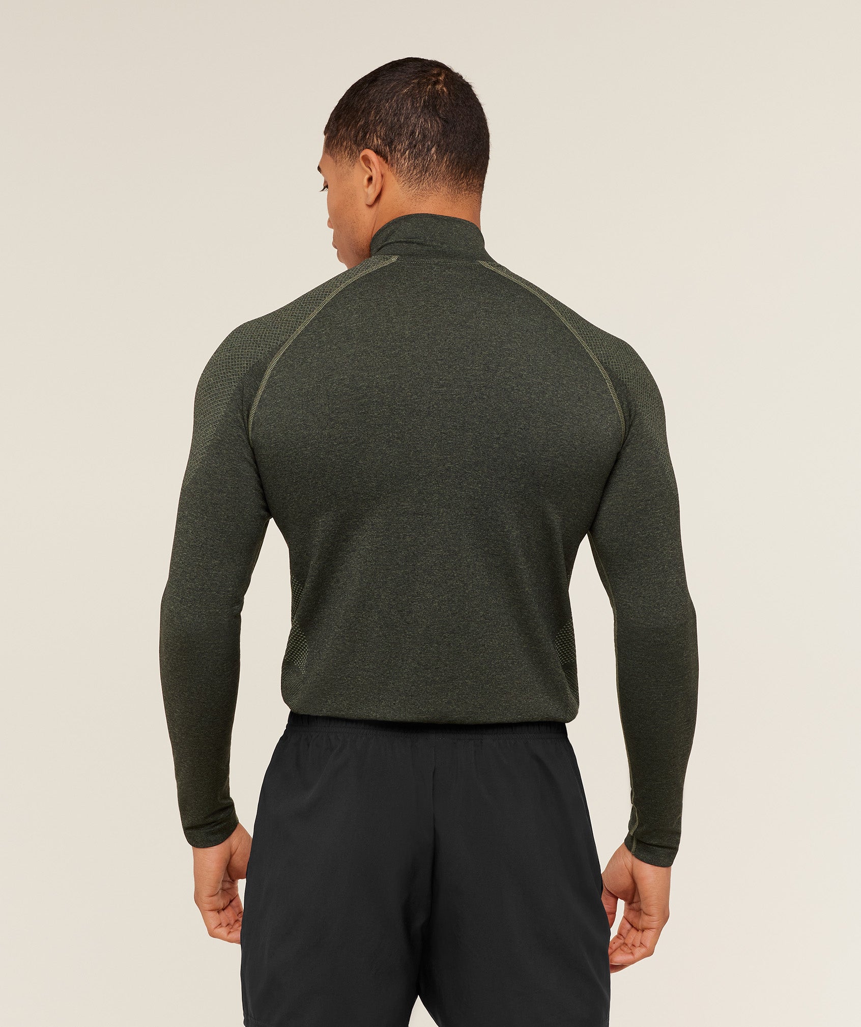 Gymshark Vital 1/4 Zip Verde Olivo