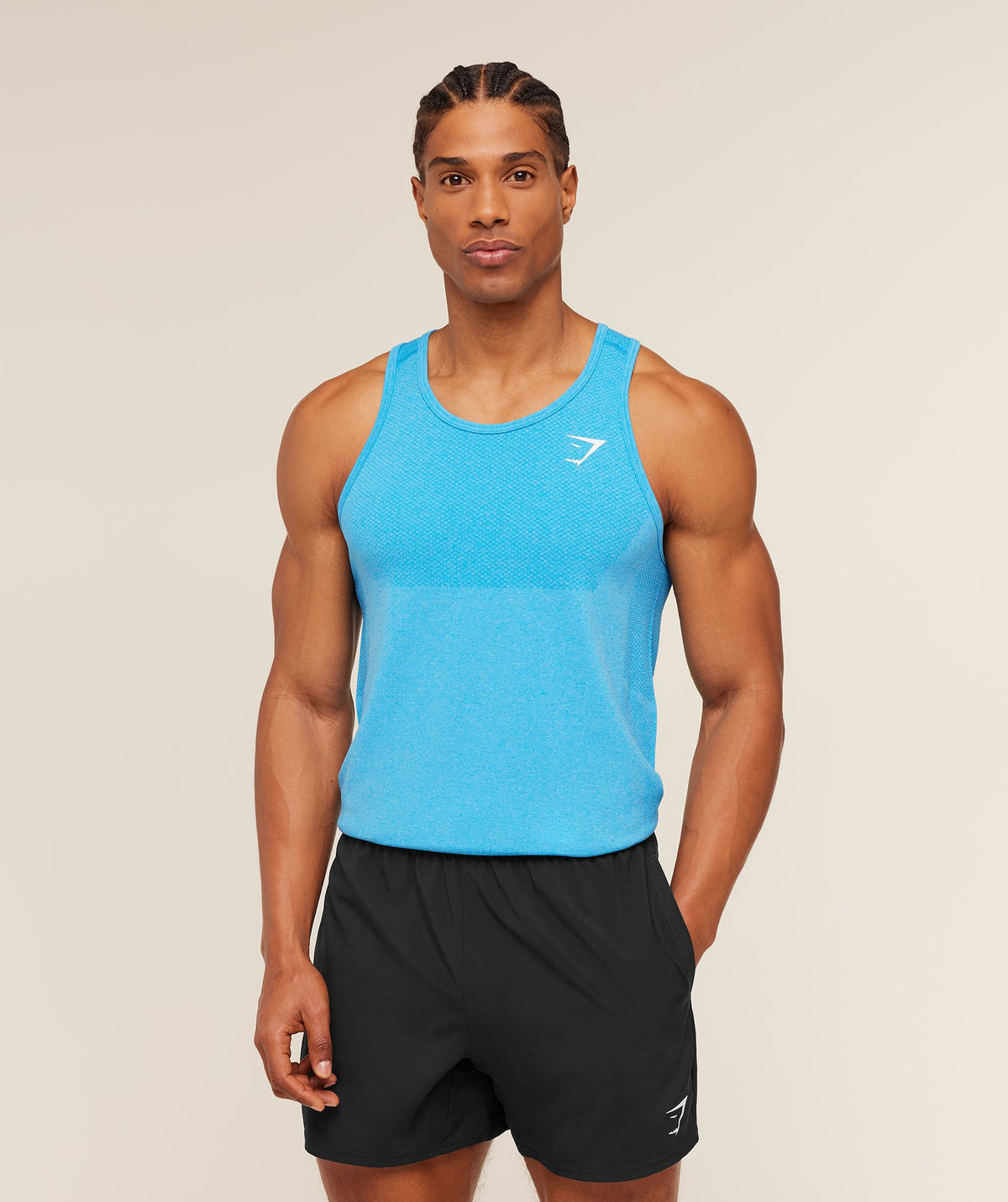 Vital Tank - White/Brand Blue ;)