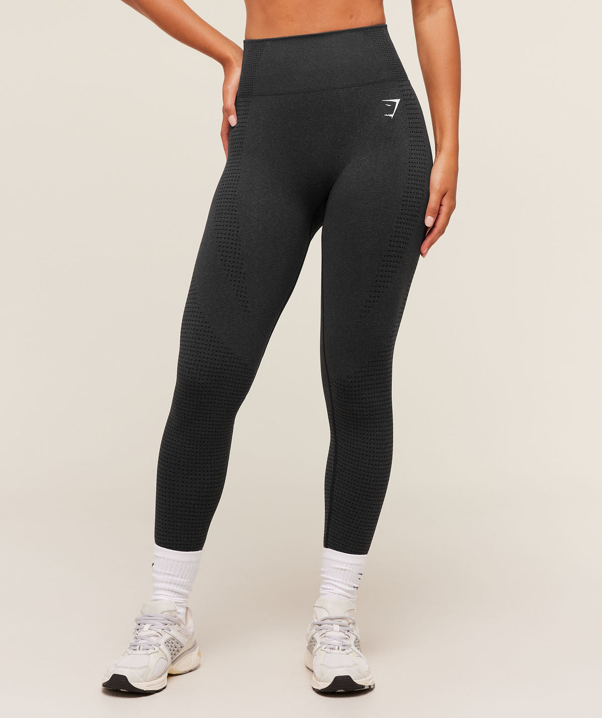 Vital Regular Leggings - Black Marl