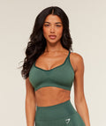 Vital Sports Bra - Obsidian Green Marl
