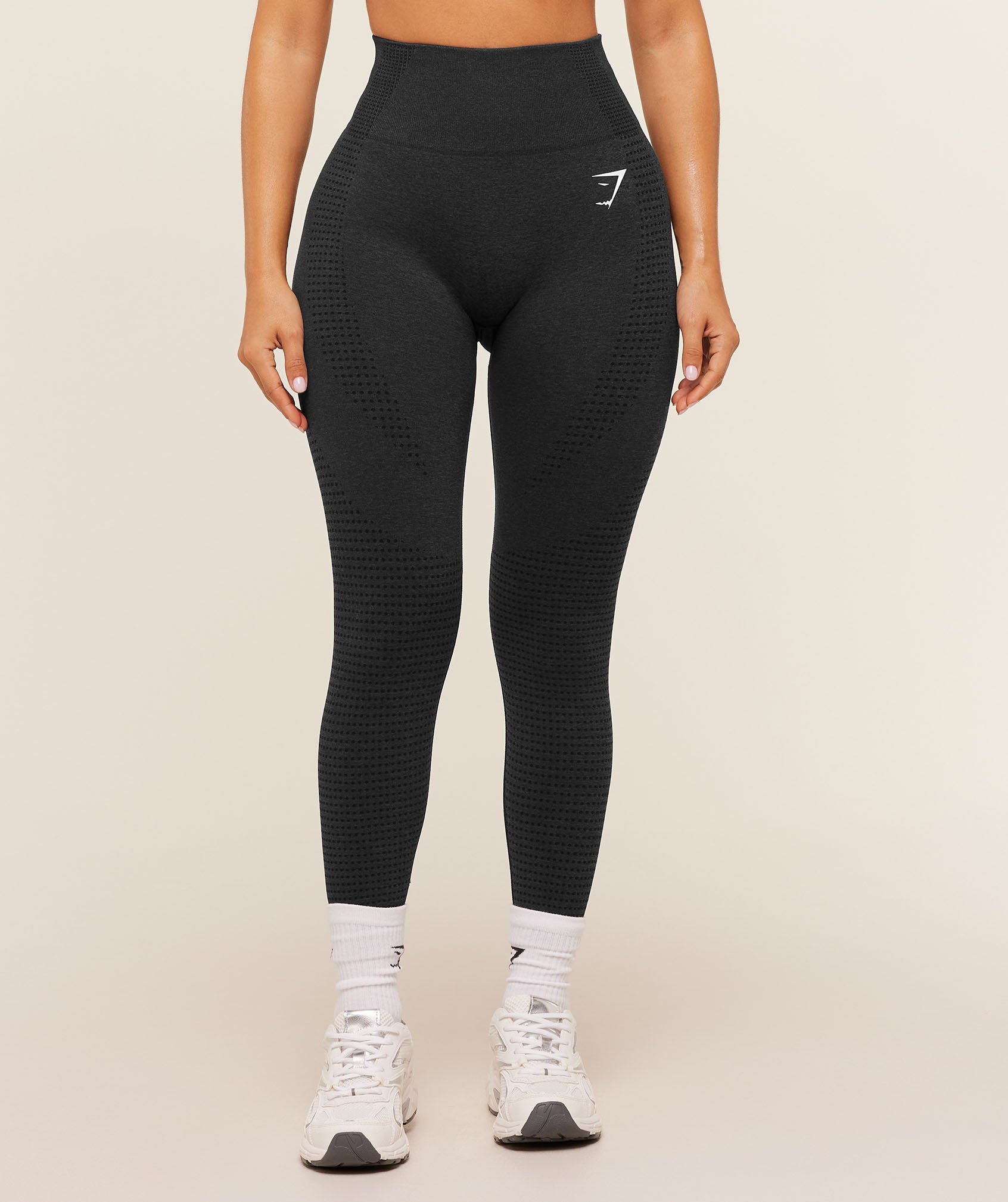 Vital Short Leggings - Black Marl