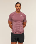 Vital Seamless T-Shirt - White/Port ;)