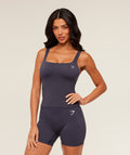 Vital Tank With Shelf - Midnight Purple/Marl