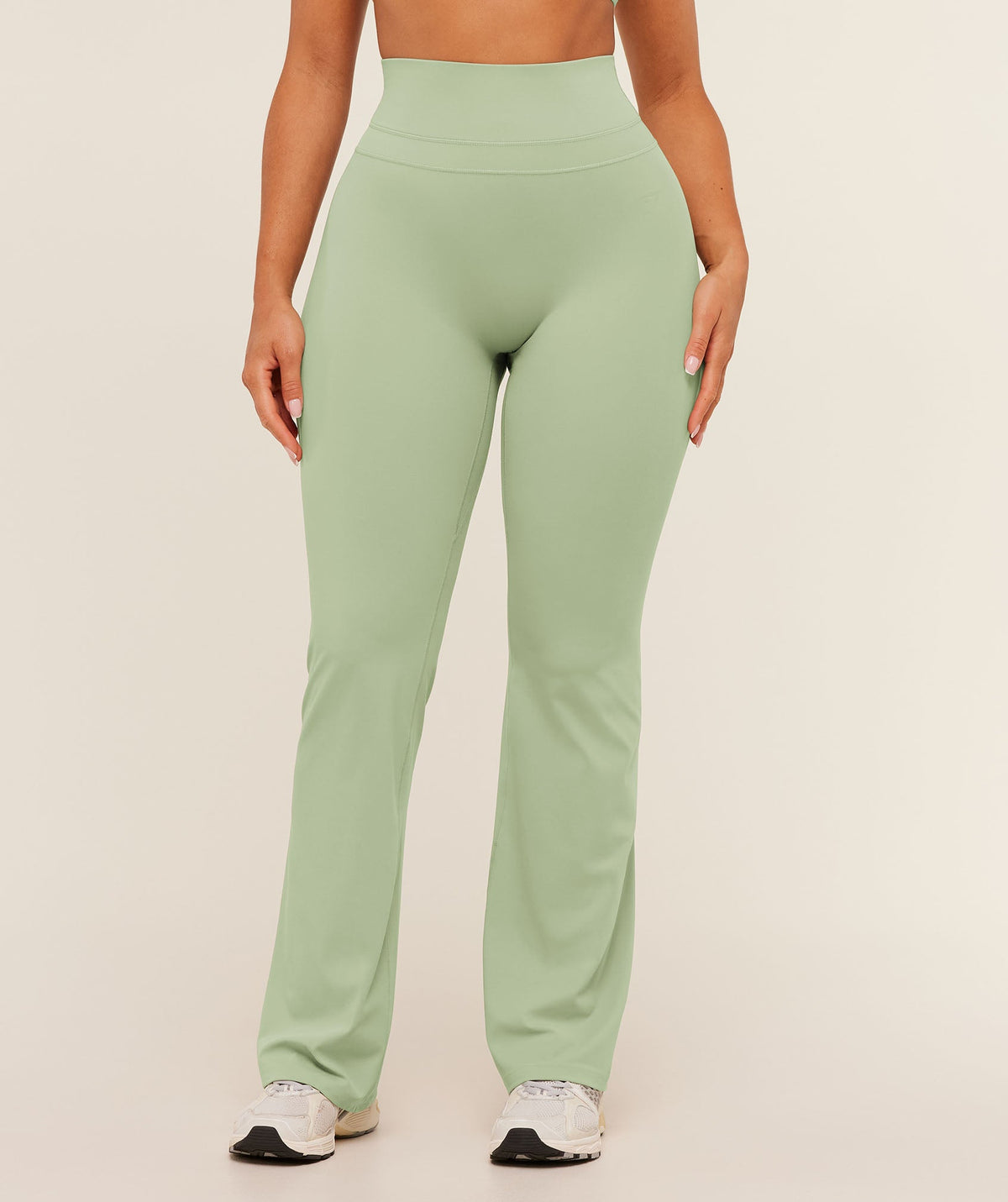 Whitney Regular Flared Legging - Haze Green