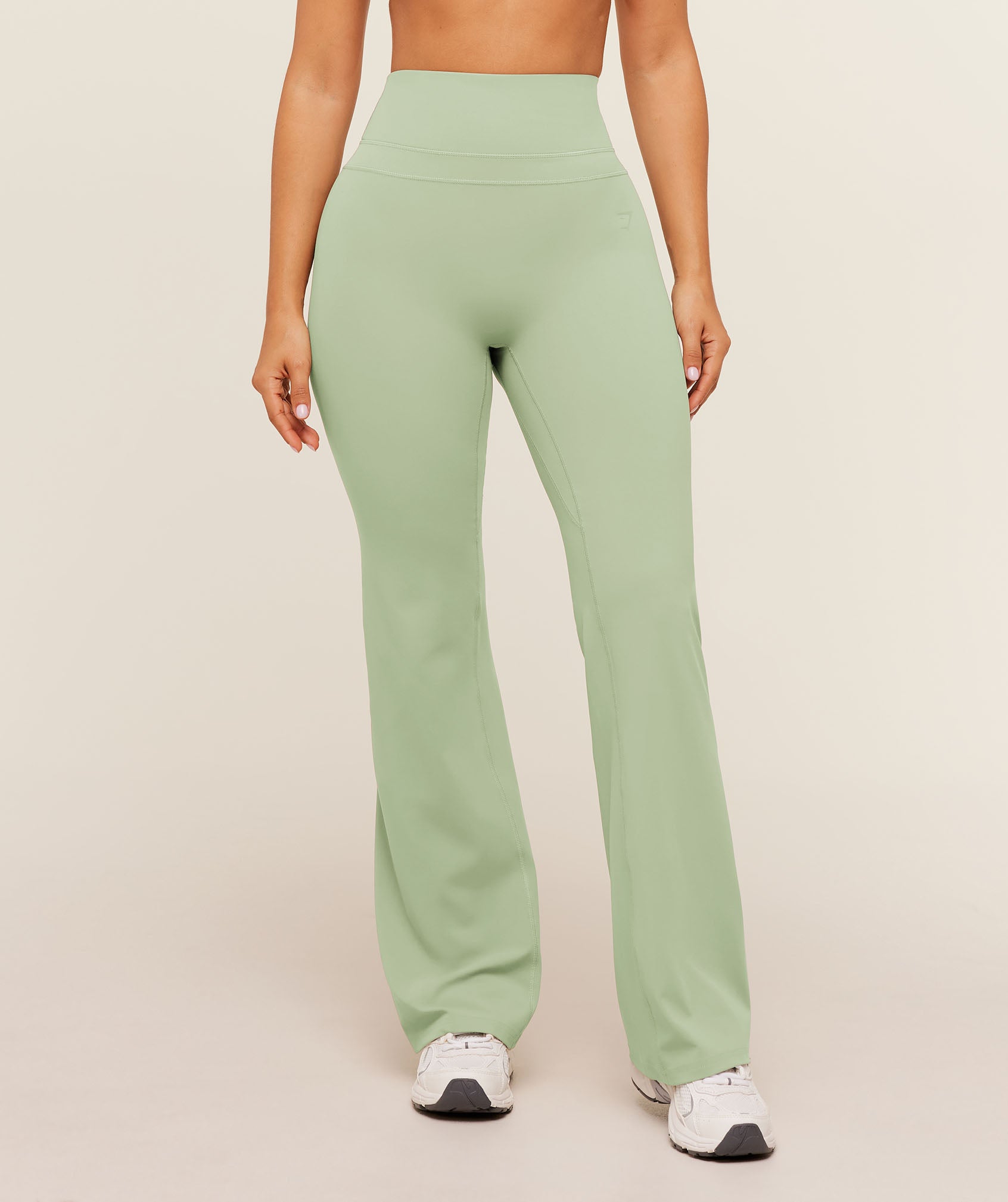Whitney Short Flared Legging - Haze Green