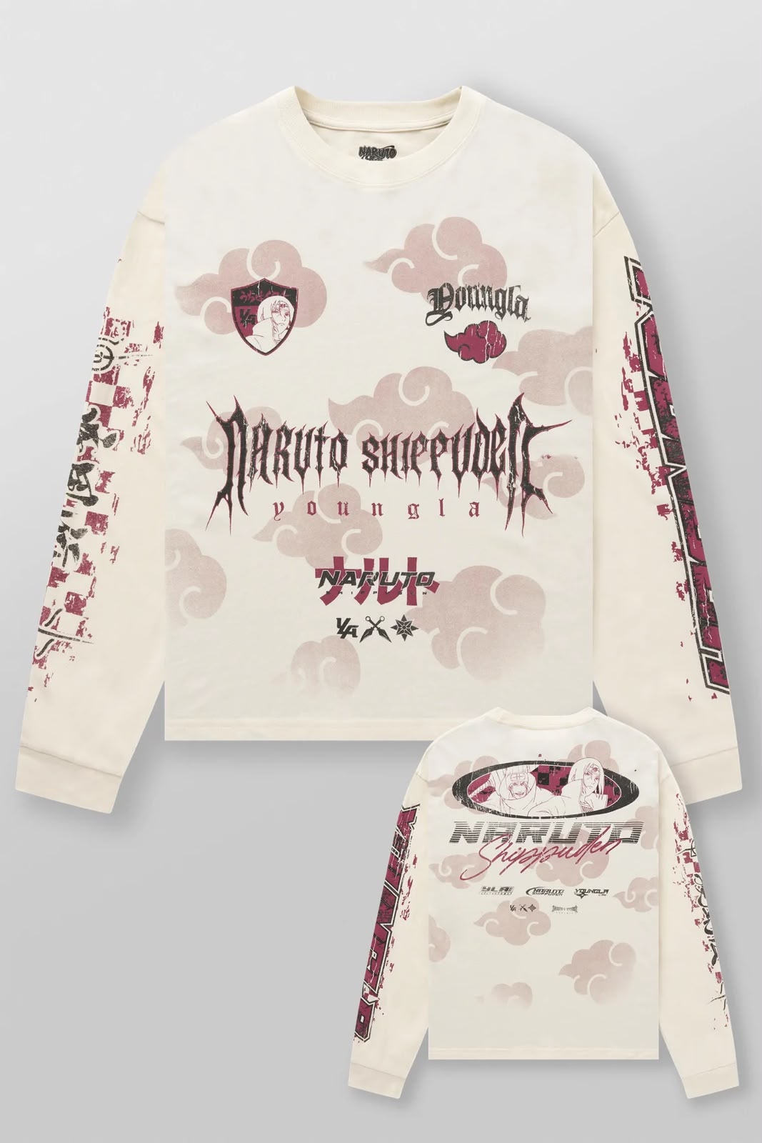 Naruto Longsleeve - Beige frente