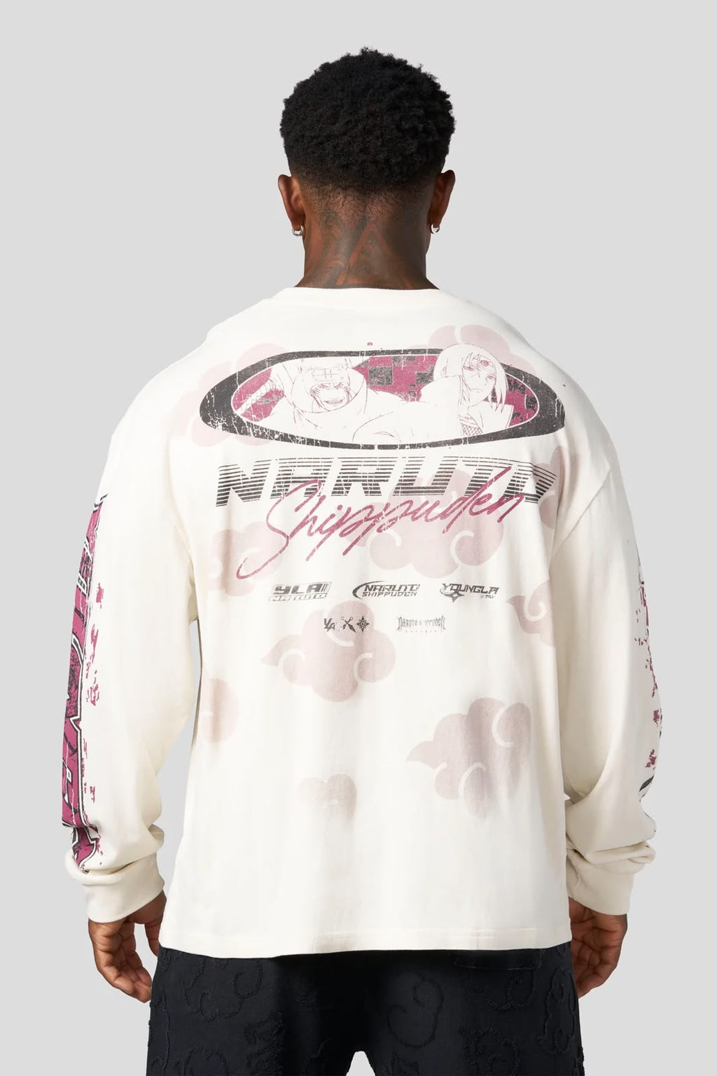 Naruto Longsleeve - Beige espalda