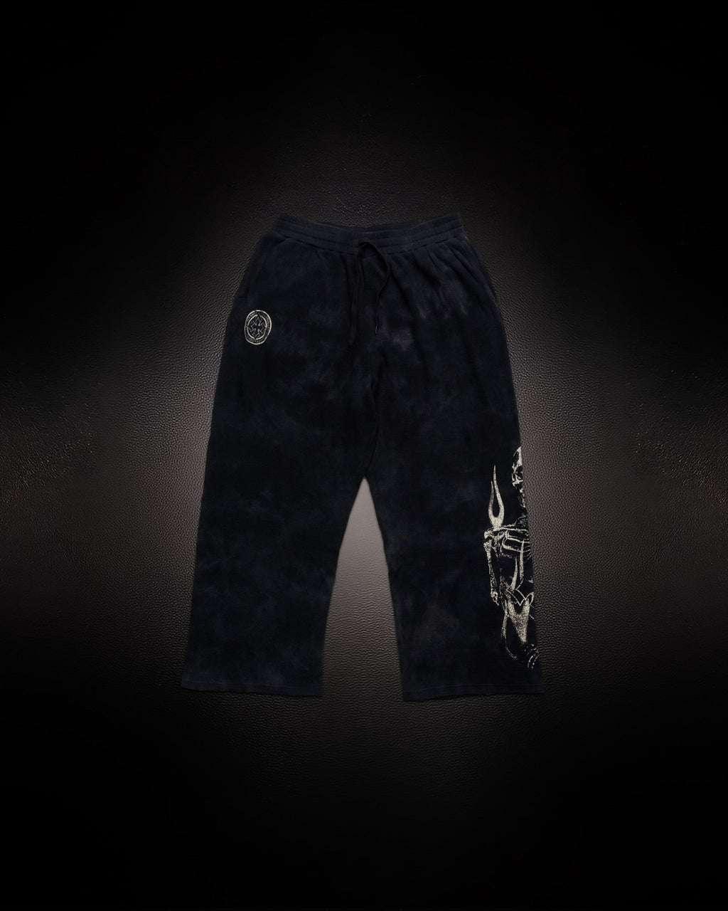 Reaper Sweatpants Black with Beige