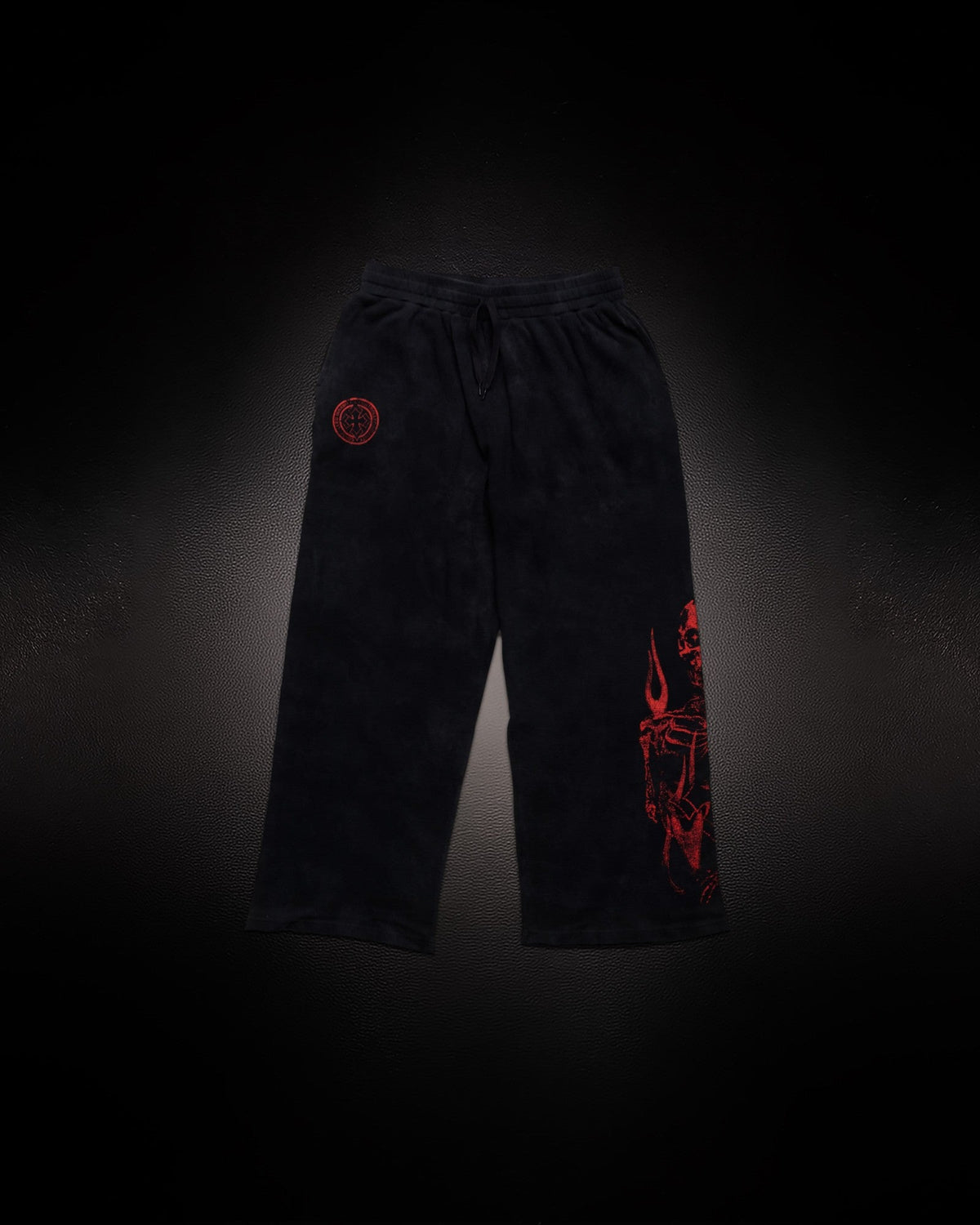 Reaper Sweatpants Black with Red